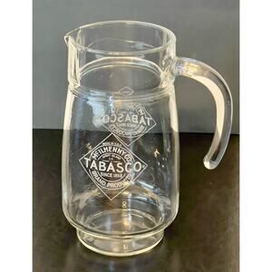 Vintage Arcoroc France TABASCO McILHENNY CO Bloody Mary Pitcher